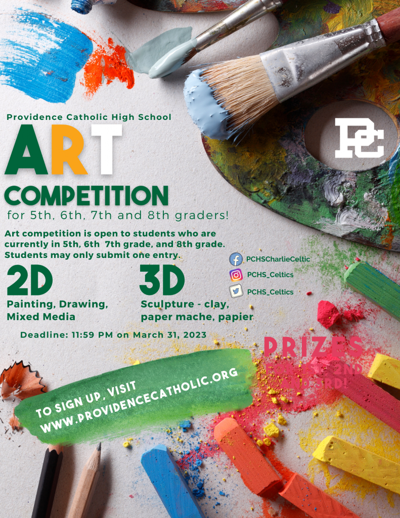 Providence Catholic Hosting Art Competition for 5th, 6th, 7th and 8th ...